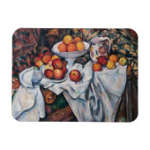 Paul Cezanne - Stillleben, Äpfel und Orange Magnet (Horizontal)