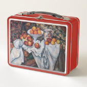 Paul Cezanne - Stillleben, Äpfel und Orange Metall Brotdose (Vorderseite)