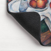 Paul Cezanne - Stillleben, Äpfel und Orange Mousepad (Ecke)