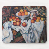 Paul Cezanne - Stillleben, Äpfel und Orange Mousepad (Vorne)