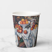 Paul Cezanne - Stillleben, Äpfel und Orange Pappbecher (Rückseite)