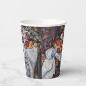 Paul Cezanne - Stillleben, Äpfel und Orange Pappbecher (Links)