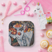 Paul Cezanne - Stillleben, Äpfel und Orange Pappteller (Party)