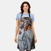 Paul Cezanne - Stillleben, Äpfel und Orange Plac Schürze (Getragen)