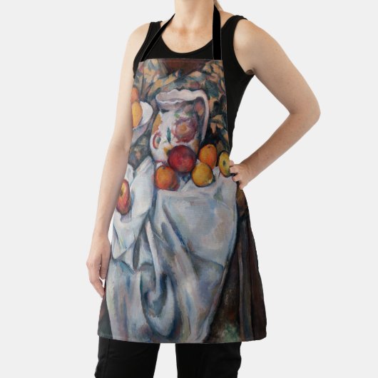 Paul Cezanne - Stillleben, Äpfel und Orange Plac Schürze (InSitu)