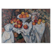 Paul Cezanne - Stillleben, Äpfel und Orange Schneidebrett (Vorderseite)