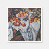 Paul Cezanne - Stillleben, Äpfel und Orange Serviette (Vorderseite)