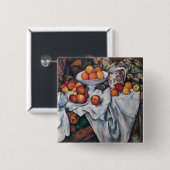 Paul Cezanne - Stillleben, Äpfel und Orangen Button (Vorne & Hinten)