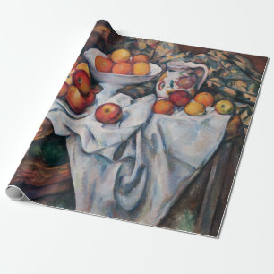 Paul Cezanne - Stillleben, Äpfel und Orangen Geschenkpapier