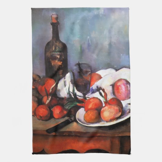 Paul Cézanne Stillleben Geschirrtuch (Vertikal)