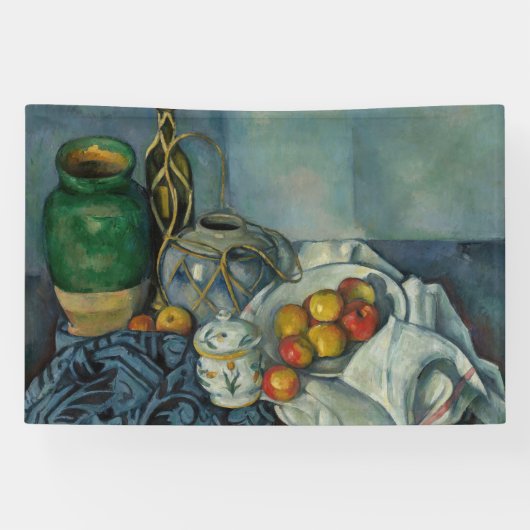 Paul Cezanne - Stillleben mit Äpfeln Banner (Horizontal)