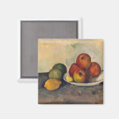 Paul Cezanne | Stillleben mit Äpfeln, c.1890 Magnet (Vorderseite/Rückseite)