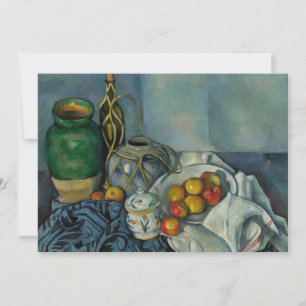 Paul Cezanne - Stillleben mit Äpfeln Einladung