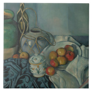 Paul Cezanne - Stillleben mit Äpfeln Fliese