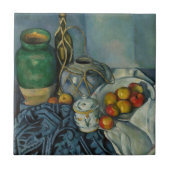 Paul Cezanne - Stillleben mit Äpfeln Fliese (Vorderseite)
