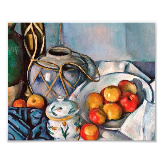 Paul Cezanne - Stillleben mit Äpfeln Fotodruck (Vorne)
