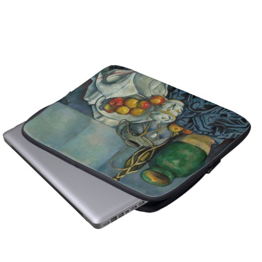 Paul Cezanne - Stillleben mit Äpfeln Laptopschutzhülle (Vorne Knopf)