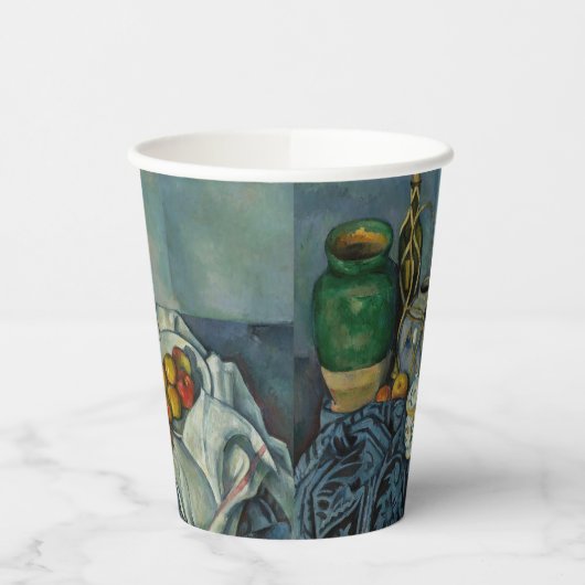 Paul Cezanne - Stillleben mit Äpfeln Pappbecher (Links)