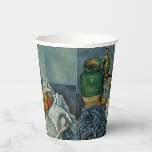 Paul Cezanne - Stillleben mit Äpfeln Pappbecher (Rechts)