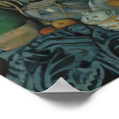 Paul Cezanne - Stillleben mit Äpfeln Poster (Ecke)