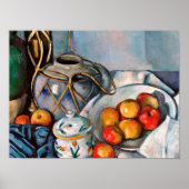 Paul Cezanne - Stillleben mit Äpfeln Poster (Vorne)