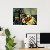 Paul Cezanne - Stillleben mit Äpfeln Poster (Heimbüro)