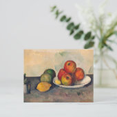 Paul Cezanne - Stillleben mit Äpfeln Postkarte (Stehend Vorderseite)