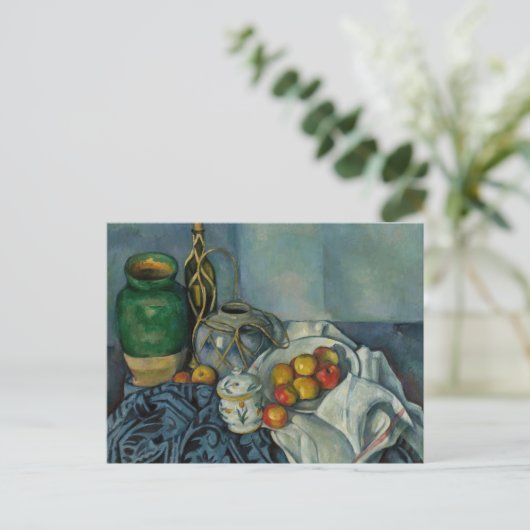 Paul Cezanne - Stillleben mit Äpfeln Postkarte (Stehend Vorderseite)