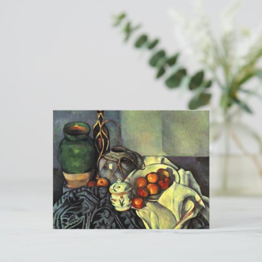Paul Cezanne - Stillleben mit Äpfeln Postkarte (Stehend Vorderseite)