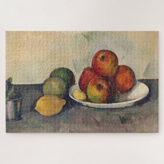 Paul Cézanne: Stillleben mit Äpfeln Puzzle (Horizontal)