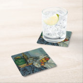 Paul Cezanne - Stillleben mit Äpfeln Rechteckiger Pappuntersetzer (Vor Ort)