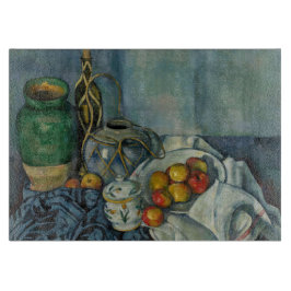 Paul Cezanne - Stillleben mit Äpfeln Schneidebrett