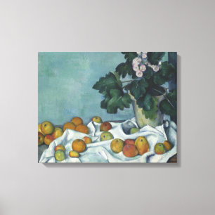 Paul Cezanne - Stillleben mit Äpfeln und einem Pot Leinwanddruck