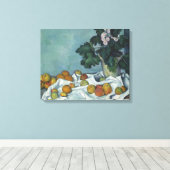 Paul Cezanne - Stillleben mit Äpfeln und einem Pot Leinwanddruck (Insitu (Holzboden))
