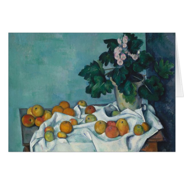 Paul Cezanne | Stillleben mit Äpfeln und einem Töp (Vorderseite (Horizontal))