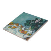 Paul Cezanne | Stillleben mit Äpfeln und einem Töp Fliese (Seite)