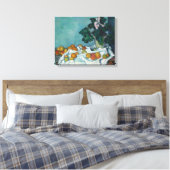 Paul Cezanne | Stillleben mit Äpfeln und einem Töp Leinwanddruck (Insitu (Schlafzimmer))