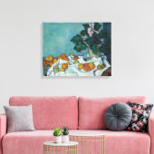 Paul Cezanne | Stillleben mit Äpfeln und einem Töp Leinwanddruck (Insitu (Wohnzimmer))