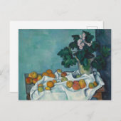 Paul Cezanne | Stillleben mit Äpfeln und einem Töp Postkarte (Vorne/Hinten)