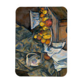 Paul Cezanne | Stillleben mit Äpfeln und Pfirsiche Magnet (Vertikal)