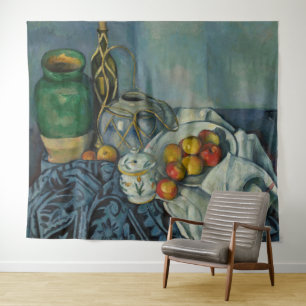 Paul Cezanne - Stillleben mit Äpfeln Wandteppich