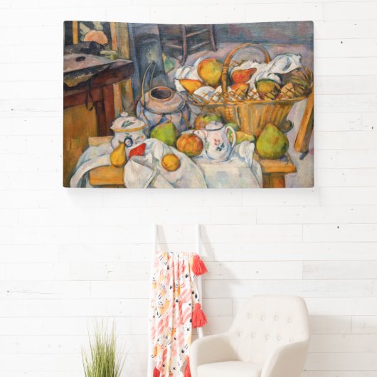 Paul Cezanne - Stillleben mit Basket Banner (InSitu)