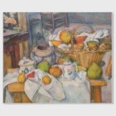 Paul Cezanne - Stillleben mit Basket Geschenkpapier (Flach)