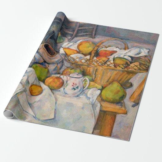 Paul Cezanne - Stillleben mit Basket Geschenkpapier (Ungerollt)