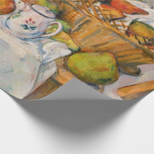 Paul Cezanne - Stillleben mit Basket Geschenkpapier (Ecke)