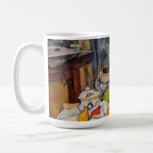 Paul Cezanne - Stillleben mit Basket Kaffeetasse (Links)