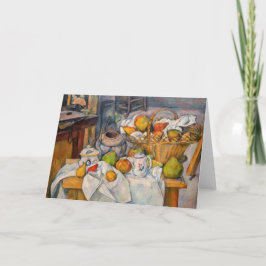 Paul Cezanne - Stillleben mit Basket Karte