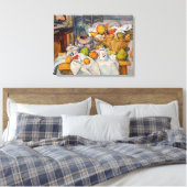 Paul Cezanne - Stillleben mit Basket Leinwanddruck (Insitu (Schlafzimmer))