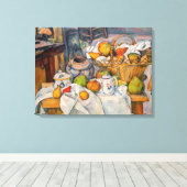 Paul Cezanne - Stillleben mit Basket Leinwanddruck (Insitu (Holzboden))