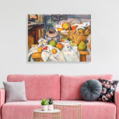 Paul Cezanne - Stillleben mit Basket Leinwanddruck (Insitu (Wohnzimmer))